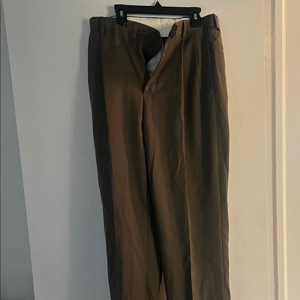 Brooks Brothers Dark Brown/Green Chinos